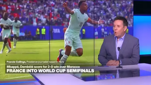 Video thumbnail for France into World Cup semi-finals : 'When it gets a bit difficult, they can hang in there'