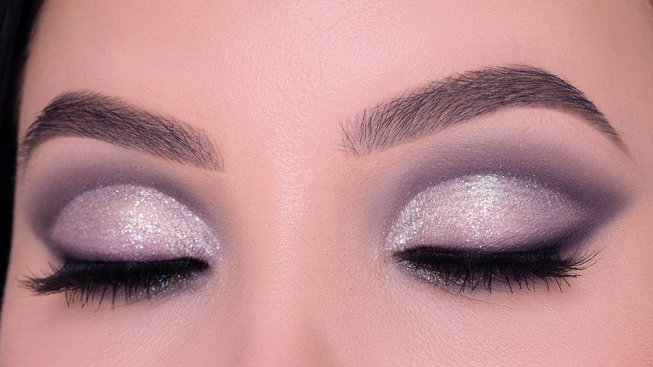 Video thumbnail for Silver Glitter Smokey Glam Eyelook Makeup Tutorial | Maven Beauty
