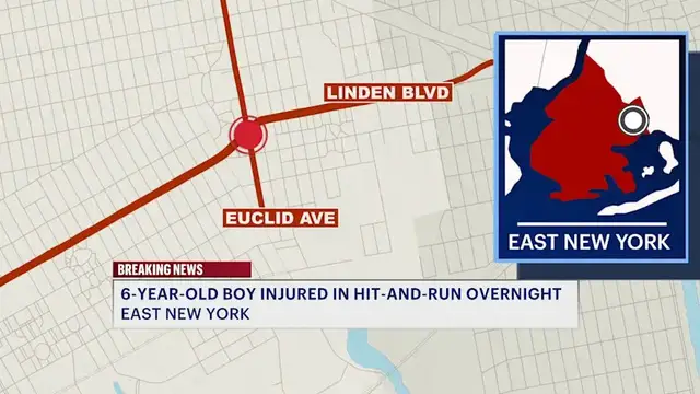 Video thumbnail for 6-year-old struck by hit-and-run driver in East New York
