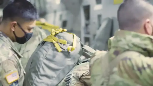 'Video thumbnail for 82nd Airborne Division Paratroopers • Red Light Jump'