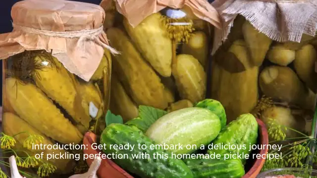 Video thumbnail for Homemade Pickle Perfection