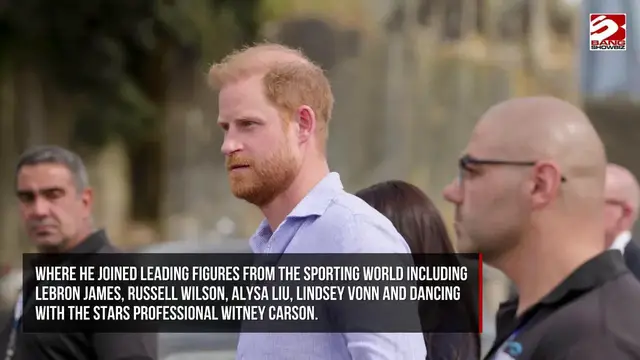 Video thumbnail for Prince Harry ‘said King Charles is doing great’ at new public appearance as monarch continues cancer fight