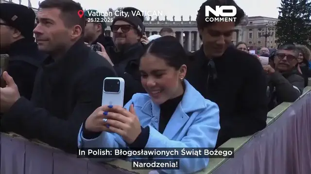 Video thumbnail for Pope Leo XIV revives tradition with multilingual Christmas message