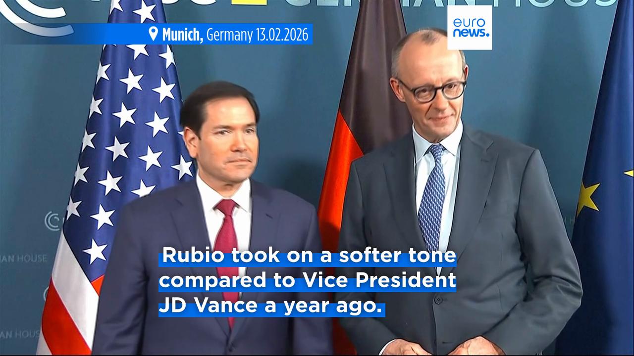 Video thumbnail for Munich Security Conference: Rubio calls on Europe to save the West in alignment with the US