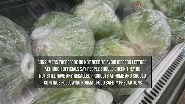Video thumbnail for Iceberg Lettuce Considered Safe As Cyclosporiasis Outbreak Investigation Continues.