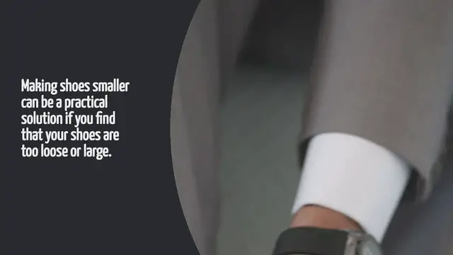 Video thumbnail for How To Make Shoes Smaller