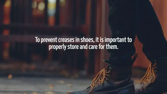 Video thumbnail for How To Prevent Creases In Shoes