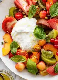 Video thumbnail for Creamy Burrata Salad with Heirloom Tomatoes