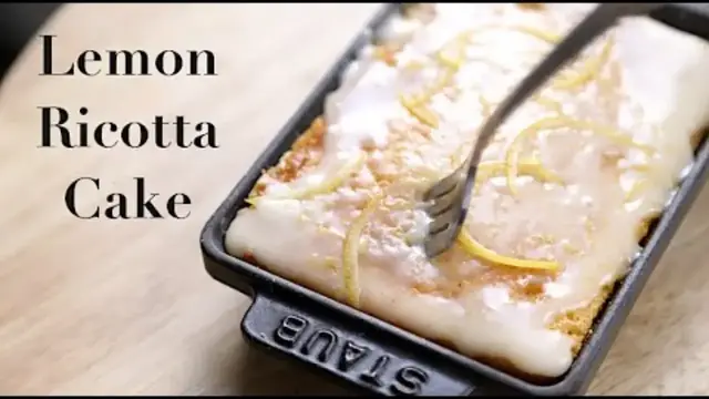 'Video thumbnail for Lemon Ricotta Cake'
