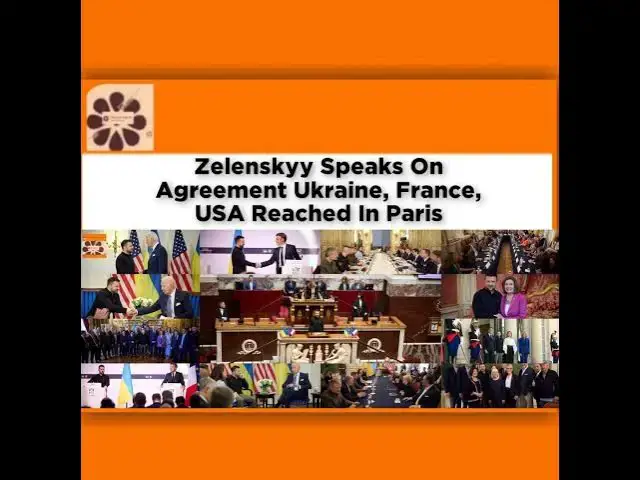 Video thumbnail for Zelenskyy Speaks On Agreement Ukraine, France, USA Reached In Paris ~ OsazuwaAkonedo