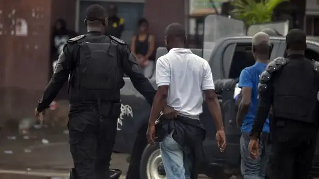 'Video thumbnail for Tear gas and arrests in Abidjan as opposition defies protest ban'