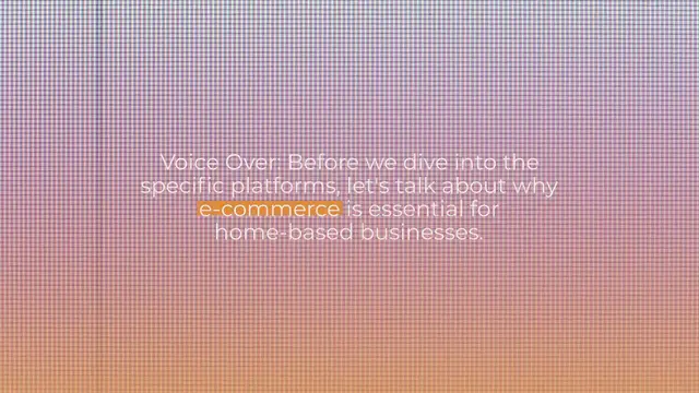 Video thumbnail for E-commerce Platforms for Home-Based Businesses