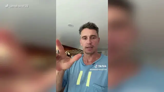 Video thumbnail for UNCAPTIONED: James Franco claims he's found an alien in his garage in bizarre video.