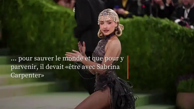 Video thumbnail for L'homme qui harcelait Sabrina Carpenter explique pourquoi.