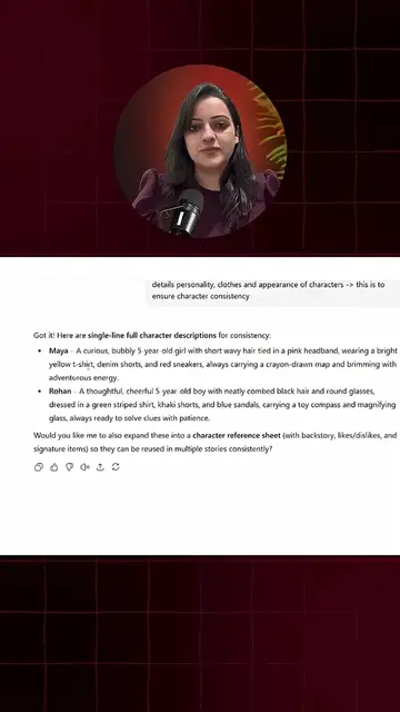 Video thumbnail for ✨ Create CONSISTENT CHARACTERS 🎭 for FREE 💯 for AI Videos 🤖  viralshorts  🚀  ai(720P HD)