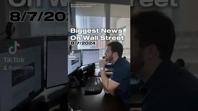 Video thumbnail for Elon Musk is suing advertisers. | Today on #wallstreet - August 7th, 2024 #shorts