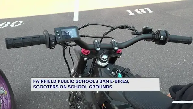 Video thumbnail for Fairfield Public Schools ban e-bikes on school grounds following rise in injuries