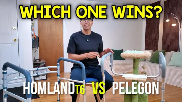 Video thumbnail for HOMLAND T6 vs PELEGON Toilet Safety Rails (Which Is Better?)