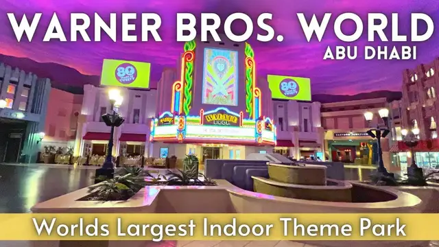 Video thumbnail for Warner Brothers World Abu Dhabi Tour : Largest Indoor Amusement Park