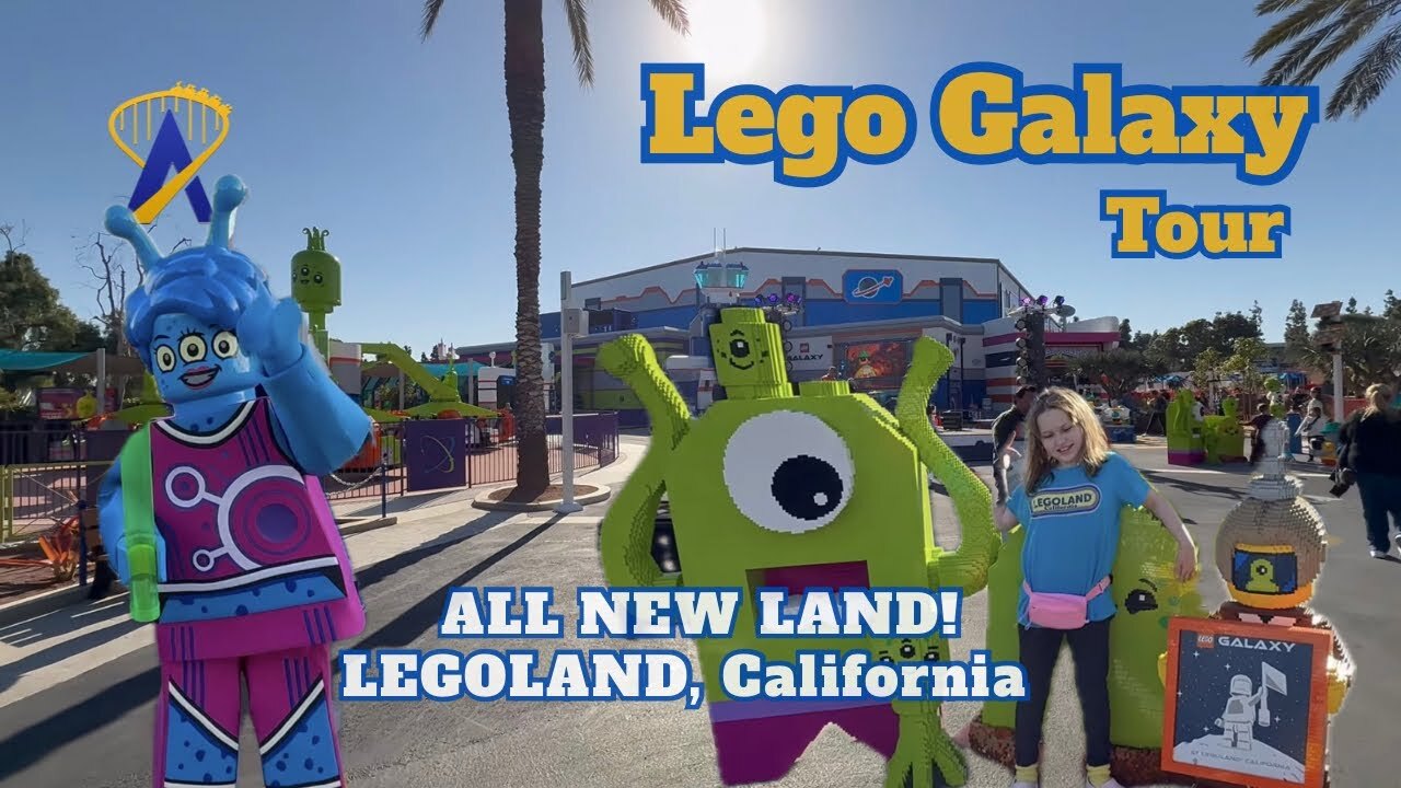 Video thumbnail for LEGO Galaxy Tour - LEGOLAND California