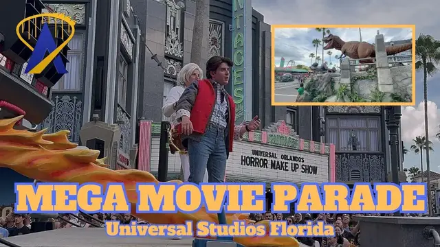 'Video thumbnail for Mega Movie Parade at Universal Orlando with Jaws, Back to the Future and More'
