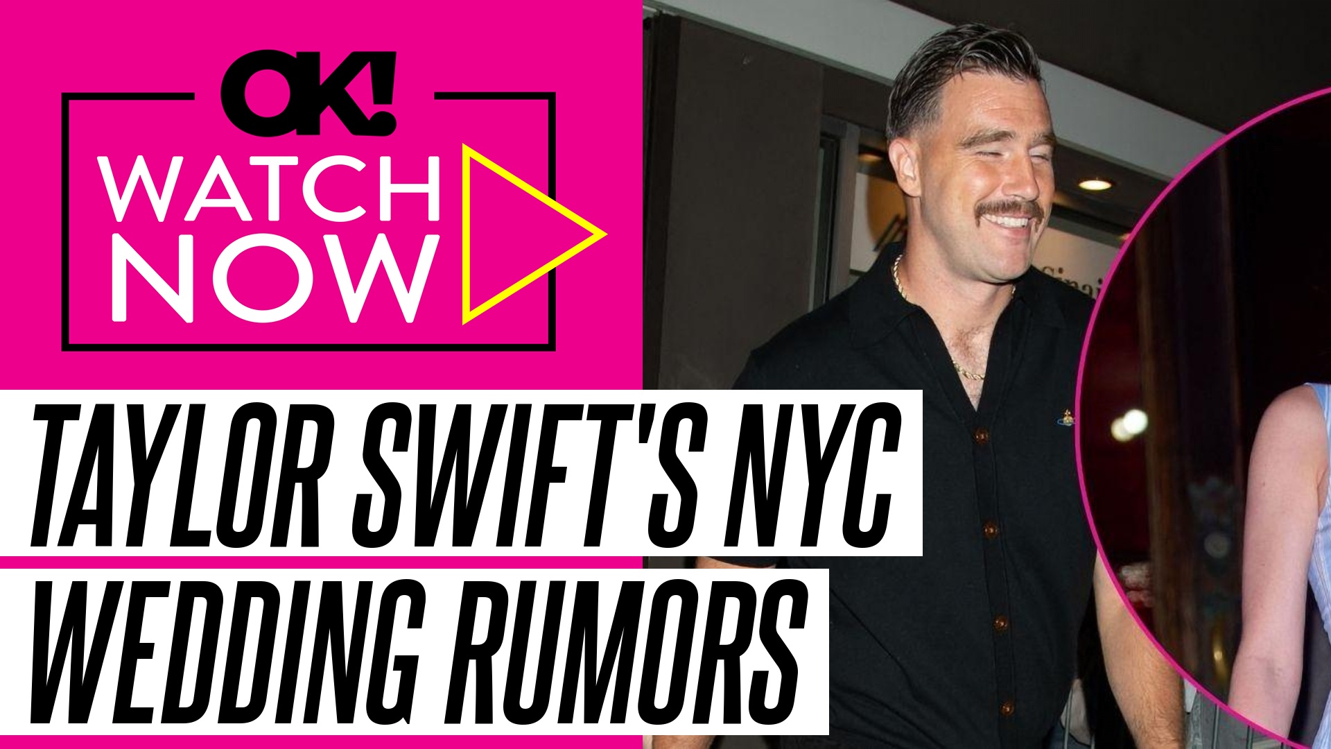 Video thumbnail for Taylor Swift and Travis Kelce's NYC Wedding Rumors Heat Up Ahead of Star-Studded Bash