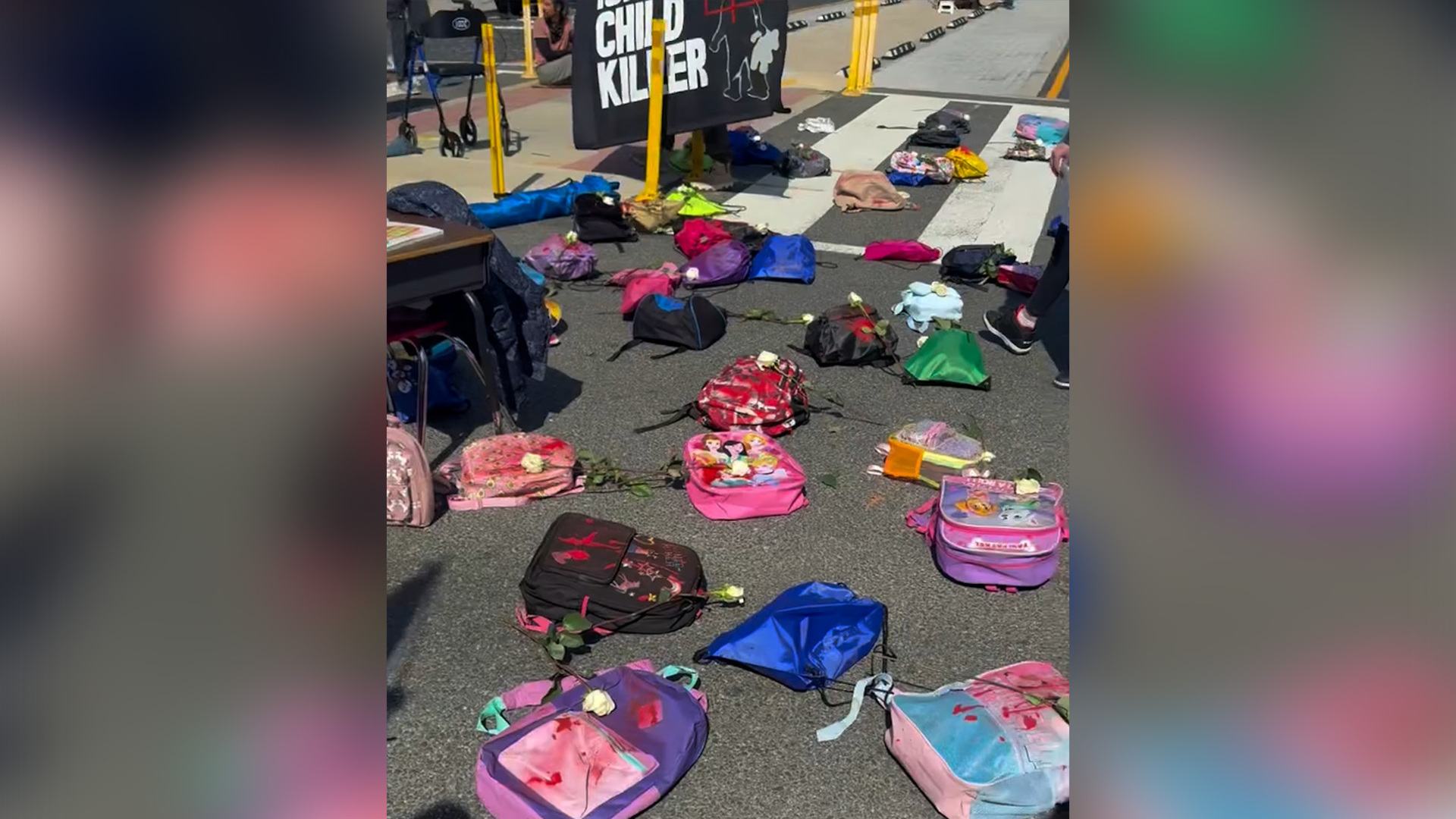 Video thumbnail for Activists rally outside White House against war with Iran