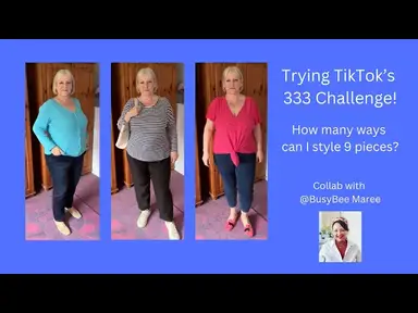 'Video thumbnail for Trying the 333 Tiktok Challenge : Plus Size  Over 50'