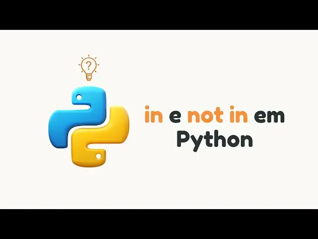 'Video thumbnail for Curso de Python #13 :  Operadores de Associação em Membros em Pythons'