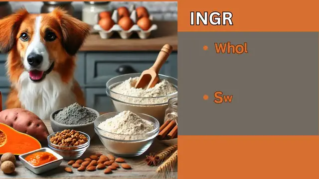 Video thumbnail for 2 ingredients homemade dog biscuits