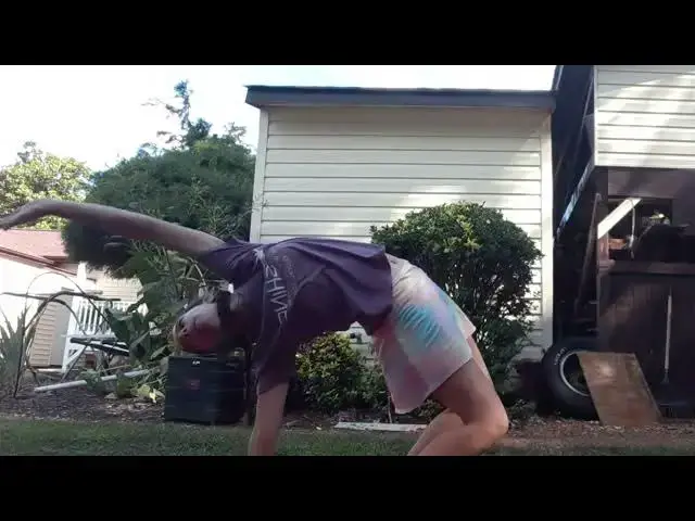 'Video thumbnail for How to fall into a backbend'