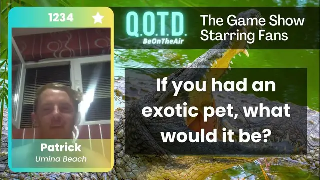 Video thumbnail for Our Favorite Answers: Patrick wants a pet croc!