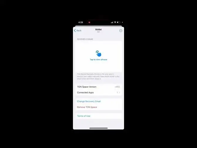 Video thumbnail for How to disconnect Telegram wallet