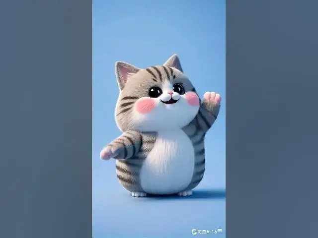 Video thumbnail for 高品质 画面中猫 跳网红舞蹈APT 可爱活泼