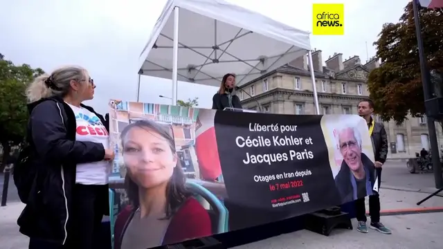 'Video thumbnail for Two French nationals freed from Iranian prison after more than 3 years in detention'