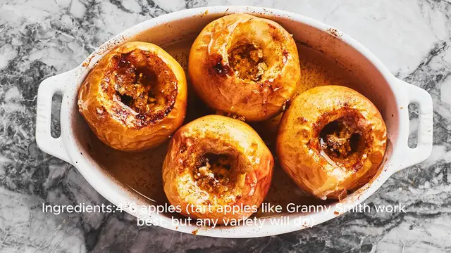 Video thumbnail for Cozy baked apple recipe