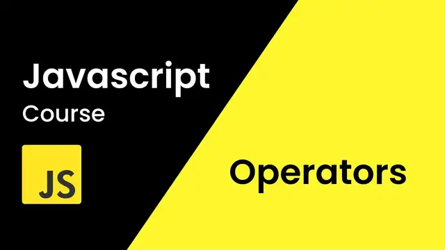 Video thumbnail for Operators In JavaScript _ JavaScript Tutorial For Beginners