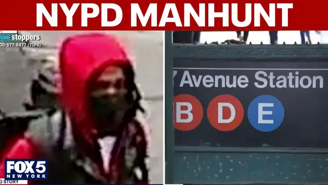 Video thumbnail for Huge NYC manhunt underway after deadly subway station shooting