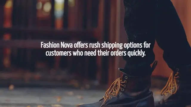 Video thumbnail for How Long Does Fashion Nova Rush Shipping Take