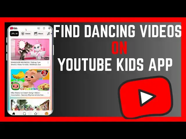 'Video thumbnail for How To Find Music Or Dancing Videos On YouTube Kids App'