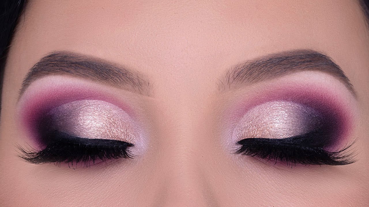 Video thumbnail for GLAM Smokey Cut Crease Eye Makeup Tutorial
