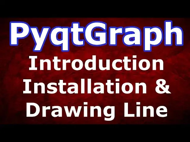 'Video thumbnail for PyqtGraph Introduction Installation & Drawing Line'