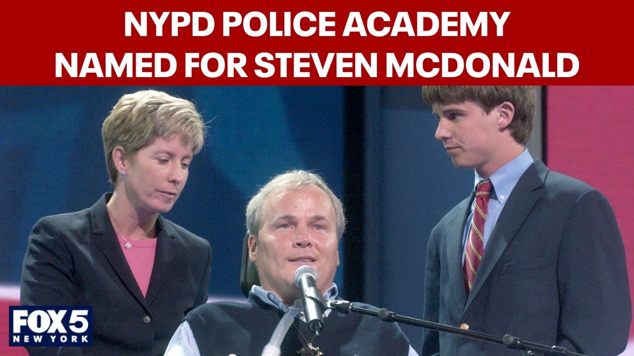 Video thumbnail for NYPD police academy named for Steven McDonald