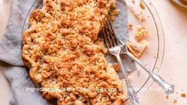 Video thumbnail for Dutch apple pie recipe