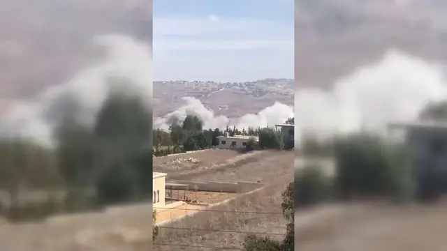 Video thumbnail for Lebanon: Israeli Airstrikes Target Southern Lebanon.