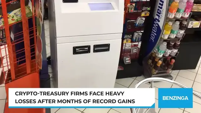 'Video thumbnail for Crypto-Treasury Firms Face Heavy Losses After Months Of Record Gains'