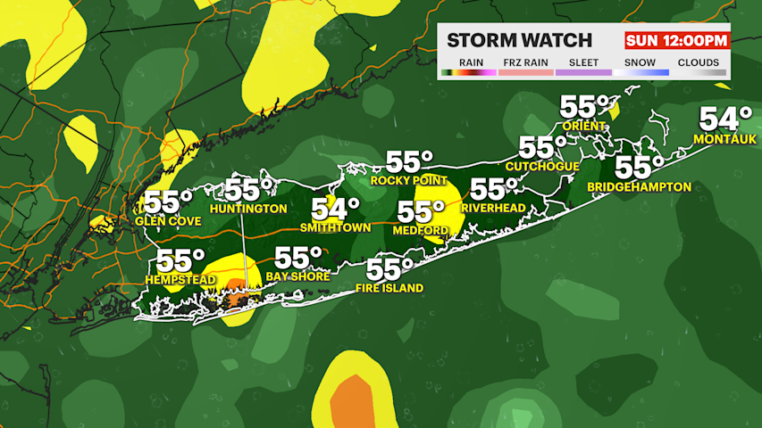 Video thumbnail for STORM WATCH: Cloudy, cold and wet for most of the Memorial Day weekend on Long Island