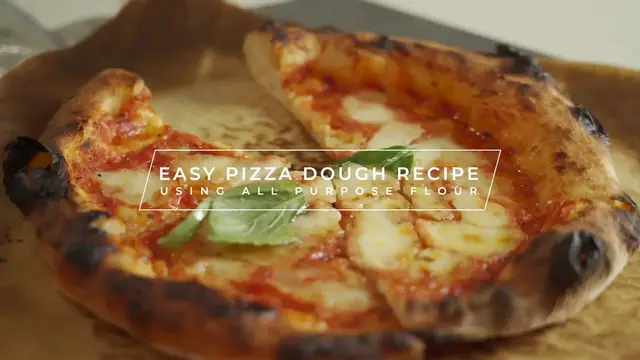 Video thumbnail for EASY PIZZA DOUGH RECIPE using All Purpose Flour(720P HD)