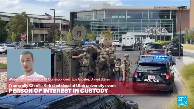 Video thumbnail for Investigation underway after shooting of far-right activist Charlie Kirk