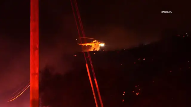 Video thumbnail for US, Los Angeles: Malibu Crews Battle Hot Spots Amid Santa Ana Winds Part 2.